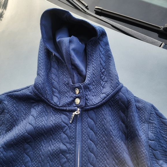 Isaac Mizrahi Hoodie Jacket - Picture 3 of 8